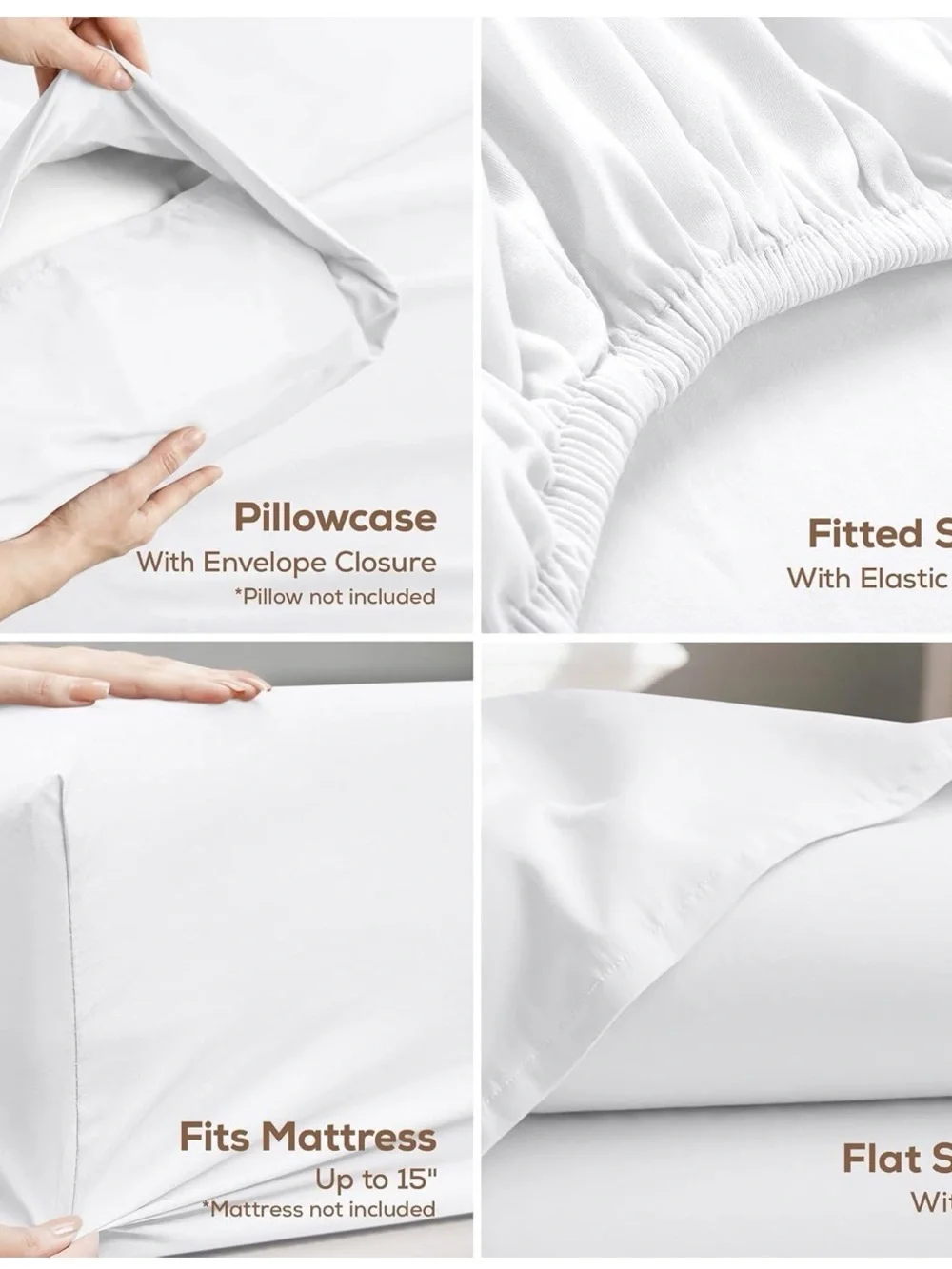Queen White 2-Pack Sheet Set